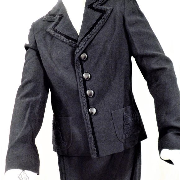 CINZIA ROCCA BLAZER LINING WOOL/NYLON/LYCRA NWT - Picture 3 of 5